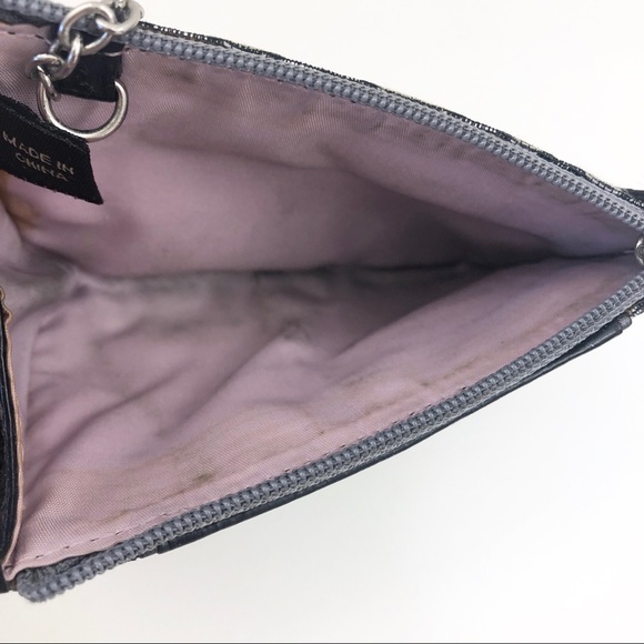 Coach Madison Lurex Zebra Print Coin Purse - Picture 9 of 10